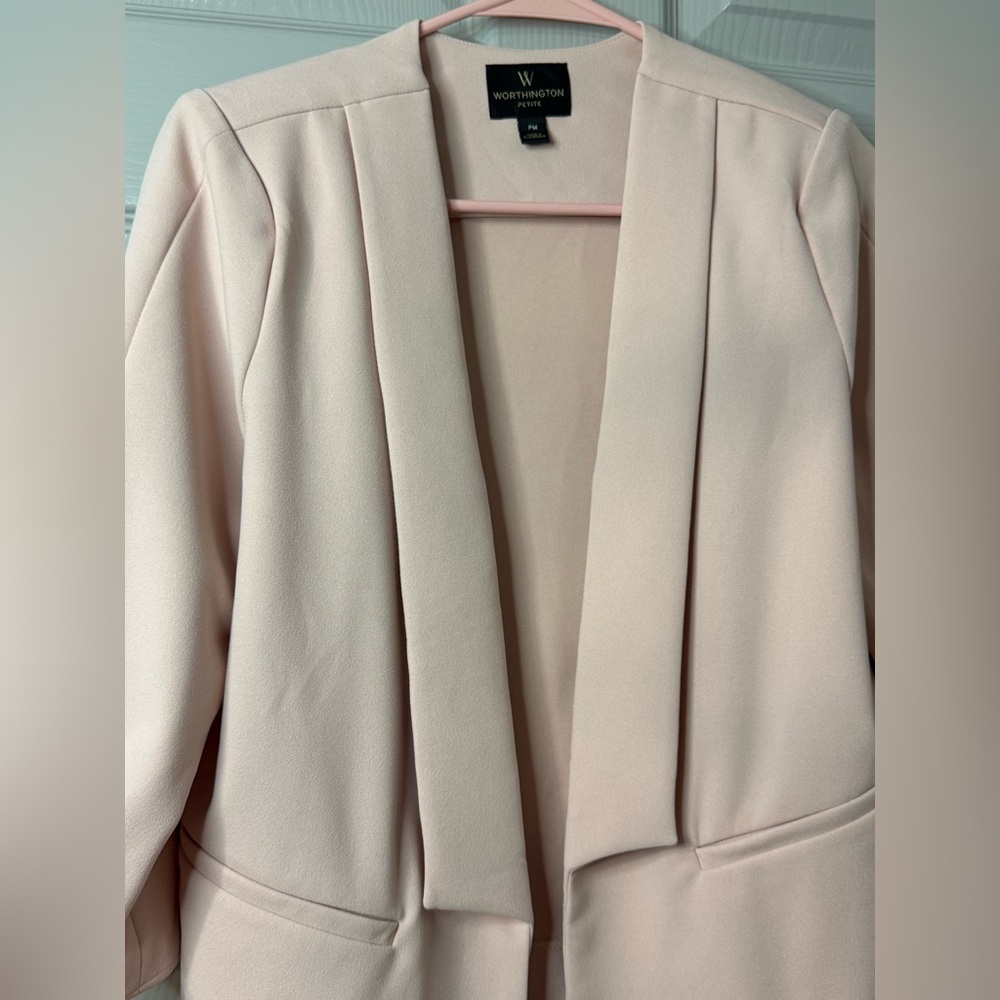 Worthington Petite Medium Pink Blazer - Picture 4 of 12